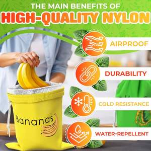Bolsa de Almacenamiento de Poliéster al por Mayor para Mantener Frescos los Alimentos, Bolsa Aislante Reutilizable Personalizada con Cordón y Papel de Aluminio para Frutas - Product Image 3