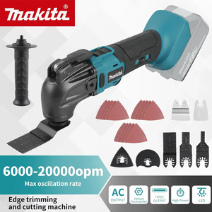 Outil oscillant multifonction <span class=keywords><strong>Makita</strong></span> <span class=keywords><strong>18V</strong></span> Li-ion de qualité industrielle, robuste, pour la démolition, la découpe de tuyaux et le démontage de sols - Product Image 5