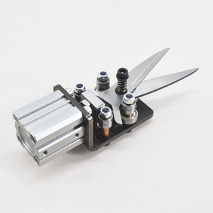 JS200 Doppia azione di taglio nastro auricolare cilindro pneumatico compressore d'aria pinza per fare la macchina taglio aria forbice - Product Image 5
