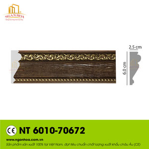 Moldura de Pared de Poliestireno con Acabado de Madera, Resistente al Agua, para Decoración de Interiores, Directo de Fábrica - Product Image 5