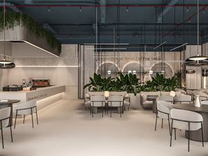 Escaparate de exhibición de tienda de café personalizado Gabinete de accesorios de tienda de bebidas para barra de café - Product Image 3