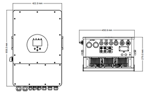Inverter tenaga surya hibrida 10KW - Product Image 4