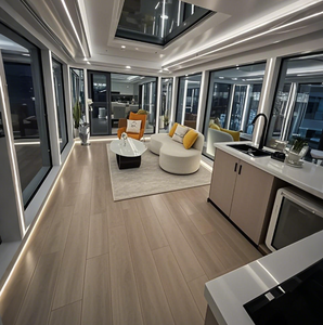 Contenedor de marco de acero ligero modular casas panel sándwich chino vida urbana Hotel Suites oficina temporal/tienda - Product Image 5