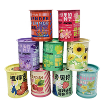 Aanpasbaar Logo Kinderbloemenplantcontainer Kan In De Fabriek Gemaakte Fruitbloemzaden Van De Tinlandbouw Ingeblikte Verpakking