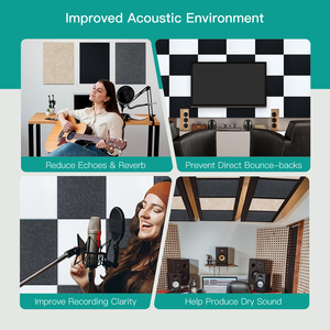 Panel Acústico de Fieltro Ecológico Autoadhesivo de 9 mm de Espesor, Duradero, Venta Directa de Fábrica Mofelt, Aislamiento Acústico para - Product Image 6