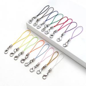Wholesale Custom Hot Selling Colorful Wear-Resistant Strap Short Rope Lobster Clasp <b>Lanyard</b> Creative <b>Lanyard</b> Keychain - Product Image 2
