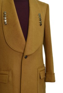 Costume d'affaires classique pour femme, style ajusté, simple boutonnage, 2 pièces, grande taille, devant plissé, en laine – Nouvelle collection très prisée - Product Image 2
