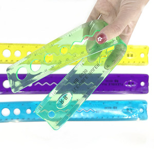 Thước Kẻ Cho Trường Học Thước Nhựa Dẻo 30 Cm Thước Thẳng Nhựa Trong Suốt Mềm An Toàn Uốn Cong Không Thể Uốn Cong 30 Cm - Product Image 3