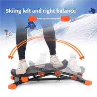 Mini stepper multifonctionnel pour la maison avec bandes de résistance et planche d'équilibre – Appareil amincissant pour les jambes
