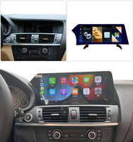 Pantalla de hoja de 12,3 pulgadas, reproductor de navegación GPS para coche Android, Carplay, Wifi, Radio de coche para BMW X3 F25 X4 F26 NBT CIC