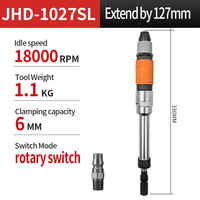 Machine de gravure et de polissage pneumatique Tokai JHD-1027SL, qualité industrielle, pour matériaux non métalliques, 0,65 m³/min, alimentation arrière par air
