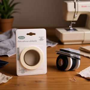 เทปฟิวส์เบิลสองหน้า Ilan ขนาด 20 มม. x 10 หลา สำหรับเย็บริมและเสริมผ้า - Product Image 2