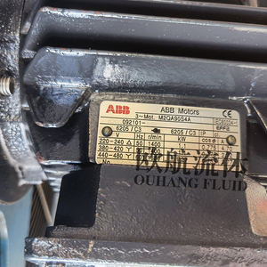 오일/에어 쿨러 OK-EL5S-3.1-M-A-1+ABB 모터 M2QA90S4A - Product Image 6