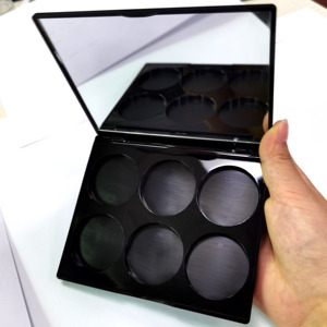 อายแชโดว์เปล่าขนาด37มม. 6สีอายแชโดว์สีดำขนาดกะทัดรัด - Product Image 2