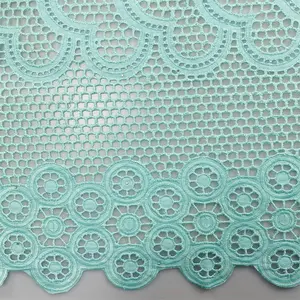 2024 Newly Designed African Style Lace Fabric 100% Cotton with Swiss Rhinestones Decor Dry Voile Lace Women Aso Ebi Nigeria