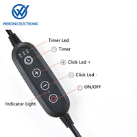 Câbles d'alimentation en cuivre PVC avec variateur LED 220V (prise UE) pour la régulation efficace de l'éclairage des appareils ménagers