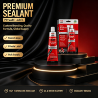 Pembuat Sealant Gasket Flensa Silikon RTV Tahan Suhu Tinggi Kelas Transportasi