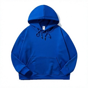 เสื้อฮู้ดผู้ชายไซส์ใหญ่ ผ้าทอ พิมพ์โลโก้ได้ สไตล์สตรีทแวร์สำหรับฤดูหนาว - Product Image 4