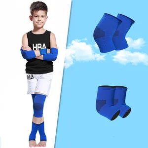 Children Kids Juvenile Sports Running Knee Pads Ankle Sleeve Elbow Protector Wrist Brace