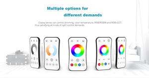 Skydance R8-5 4 khu phổ Led điều khiển từ xa Dimmer RGB + CCT rf2.4g không dây 4 khu cầm tay cảm ứng bánh xe - Product Image 6