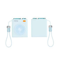 Powerbank Portabel Super Cepat Isi Daya 22.5W, Baterai Mini Kecil dengan Layar LED Digital, Disetujui Maskapai Penerbangan untuk Aktivitas Luar Ruangan