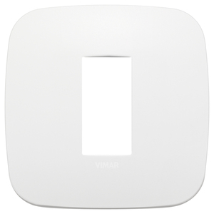 Vimar Wall <b>Switch</b> Plate 9.7 Cm Matt White Single Pole - Product Image 1