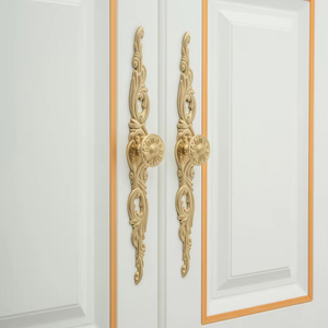 Modern Luxury <b>Gold</b> Copper Cabinet Knobs and <b>Pulls</b> Durable Dresser <b>Drawer</b> Handles for Hotel Bedroom Wardrobe Furniture Hardware - Product Image 4