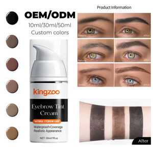 Gel teinture pour sourcils 30 ml - 6 nuances intenses, imperméable et résistant à l'humidité, développement de couleur personnalisé - Product Image 3