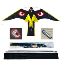 Perche télescopique de 4m de haute qualité Hawk Kite Bird Scarer Repulsif dissuasif
