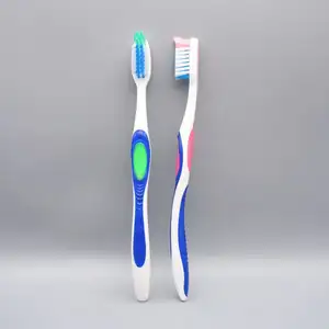 Wholesale White Blue Colorful Toothbrush Dental Cleaning Denteeth Adult Toothbrush Adult Hygiene