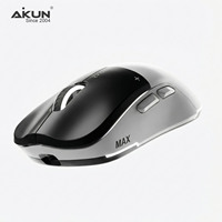 Souris de jeu sans fil programmable rechargeable Aikun MAX2 GX43WR, trois modes, filaire, 26000 DPI, PAW3395DB, légère