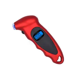 100 PSI Digital Tire Pressure Gauge 4 SettingsとNon-Slip GripとBacklit LCD-Button Cells