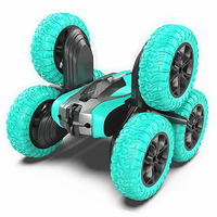 Voiture télécommandée RC 2,4 GHz 4 canaux avec bras torsadé à six roues et rotation à 360 degrés pour adultes et enfants, utilisation intérieure/extérieure