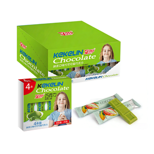 Barra de Chocolate con Sabor a Matcha Halal Directo de Fábrica, Chocolate <span class=keywords><strong>Puro</strong></span> con Manteca de <span class=keywords><strong>Cacao</strong></span>, Dulce de Chocolate para Niños - Product Image 6