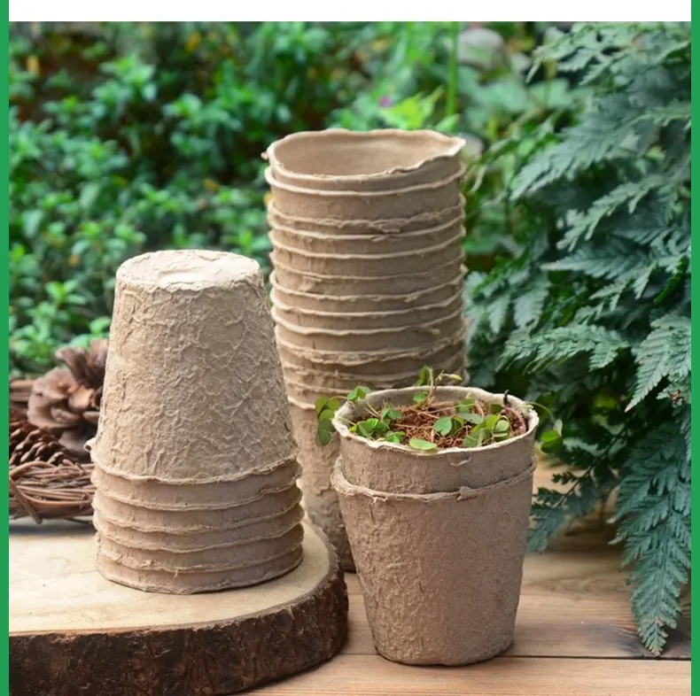 Maceta colgante redonda biodegradable más vendida, macetas de vivero de bajo precio y bolsas de cultivo para plantas de interior para uso en el suelo