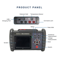 Testeur de résistance interne de batterie portable KDZD818 avec méthode à quatre bornes AC 1KHz pour batteries UPS, plomb-acide et lithium