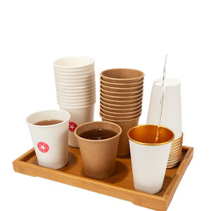 사용자 정의 2/4/7oz 단일 벽 공예 종이 컵 미니 작은 시음 컵 금박 스탬핑과 두꺼운 일회용 에스프레소 컵 - Product Image 1