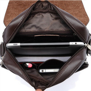 Di lusso di Marca Degli Uomini di Spalla In Pelle Vintage Produttore Sacchetto di <span class=keywords><strong>Mano</strong></span> degli uomini Croce corpo messenger Borse uomini <span class=keywords><strong>uomo</strong></span> attraversare body Bag - Product Image 5