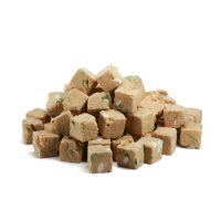Friandises pour chiens : Mélange nutritif de viande et de légumes, saumon lyophilisé premium sain avec carotte et épinards