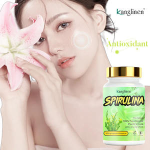 Suplemento de Espirulina Privada de Alta Qualidade <span class=keywords><strong>OEM</strong></span> Extrato de Colágeno Marinho Atacado Cápsulas de Espirulina Verde Orgânica Azul - Product Image 2