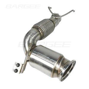 Bargee 3.5 pouces 304 acier inoxydable pour Bmw <span class=keywords><strong>Mini</strong></span> <span class=keywords><strong>Cooper</strong></span> <span class=keywords><strong>S</strong></span> F54 F55 <span class=keywords><strong>F56</strong></span> F57 F60 2.0T 2014-2018 tuyau de descente d'<span class=keywords><strong>échappement</strong></span> - Product Image 2