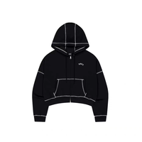 Sweat à capuche personnalisé pour homme, en polaire solide, 100% coton, imperméable, coupe-vent, coupe classique