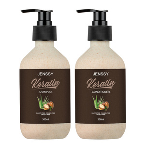 Shampooing et après-shampooing à l'huile d'argan sans sulfate à la biotine nourrissante biologique naturelle de marque privée végétalienne personnalisée contre la perte de cheveux - Product Image 6