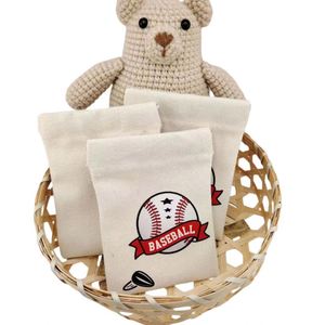 Bolsas de lona de 12 oz para semillas de béisbol, bolsas de regalo, monederos para jugadores de equipos de béisbol, recuerdos de fiesta, bolsas exprimibles y carteras - Product Image 2