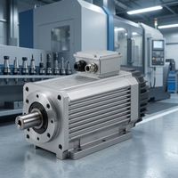 Moteur de broche haute performance, moteur AC 132 kW 1500 tr/min, moteur d'entraînement industriel pour machine-outil