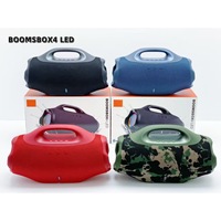 BOOMSBOX4 60W Haut-parleur intelligent portable haute puissance avec lumière LED, subwoofer portable pour extérieur, basses puissantes, lecteur audio pour la maison et la voiture
