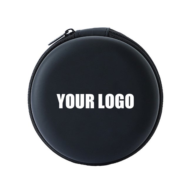 Original Factory Custom Logo Portable Earbud Eva Durable Earphone Case Pouch Wholesale Black Eva Storage Bag Eva Case