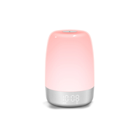 Lampes colorées pour la maison, lumière de nuit à réglage de couleur RGB, simulateur d'aube, réveil, commande tactile, rechargeable, lumière décorative pour la chambre d'enfant