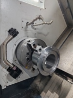 Centre de tournage à tourelle THK robuste avec système de commande CNC, longueur 935 mm, 1000M SYNTEC 2 axes 12 stations simple
