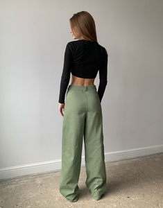 Pantalones Vaqueros de <span class=keywords><strong>Verano</strong></span> Personalizados, Estilo <span class=keywords><strong>Montaña</strong></span> Verde, Pantalones de Calle para <span class=keywords><strong>Mujer</strong></span>, Ajustados, Estilo Y2K, Holgados, Casuales, de Pierna Ancha, Tipo Cargo - Product Image 3